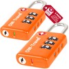 TSA Approved Luggage Locks Suitcase Locks with Open Alert (2