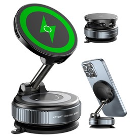 CloudValley [Wireless Charging] Upgraded 360° Nano Gel Magnetic Car Mount