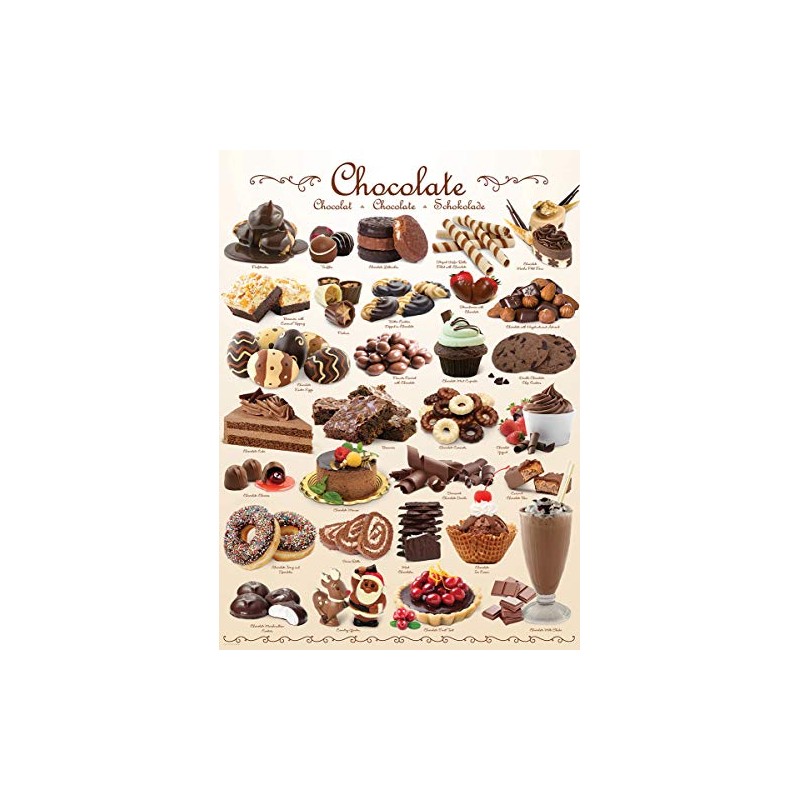 Eurographics Chocolate 1000-Piece Puzzle