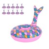 10pcs Inflatable Floating Drink Holders Beverage Cup Coasters for Swimming