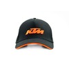 KTM Bike Industries Base Cap Black with Embroidered Logo in