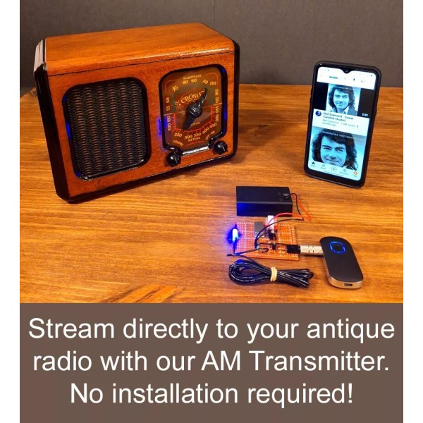 Zenith AM Transmitter - Stream Anything to Your Vintage Antique