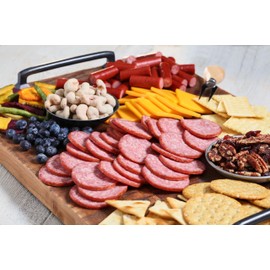 Johnsonville Garlic Summer Sausage 1/20oz, Great for Charcuterie and Cheese, Good Source of Protein
