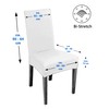 BEAUTEX Chair Covers Sets Elastic Stretch Cover Jersey Cotton Seat