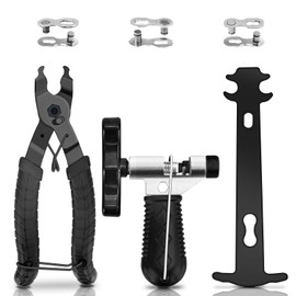 ptiysta Bike Link Plier，Chain Break Separator, Chain Checker, 3 Pairs Bicycle Missing Links, Bike Link Opener Closer Plier Chain Cutter Connector Wear Indicator Tool