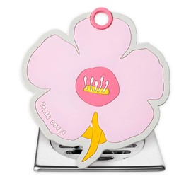 1PC Pink Flower Shaped Silicone Bathtub Drain Cover, Flat Drain Plug for Kitchen, Bathtub and Laundry, Toddler Bath Essentials, Kids Bathtub Accessories Bathroom Accessories(Pink Drain Cover)