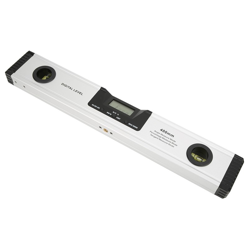 400mm Digital Backlight Laser Level Ruler Horizontal Vertical Bubble Magnetic