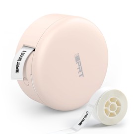 iDPRT Bluetooth Label Maker with Tape, Portable Thermal Label Printer for 12-15mm Tape, Handheld Label Maker for Phone Pad, Multiple Templates Font Icon for Home/Organization/Office Labeling, Pink