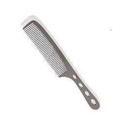 Peine Profesional para Cabello, Antiestático y A Prueba de, Herramientas de Belleza en Acero Inoxidable, 2 Peines (Negro01)