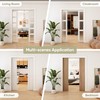 BarnBase 10FT Double Pocket Door Track Kit, 2 Sets of