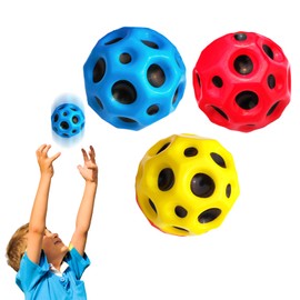 QOUXZ Space Ball,Extreme High Bouncing Ball, Super High Bouncing Space Ball, Children's Sensory Ball, Athlete Training Ball (3 PCS HHL)
