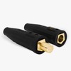 RX WELD LC40 Cable Connector Set, Includes Black Male and