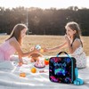 WOBAGMEN Insulated Lunch Box Container for School, Work (blue youxi)