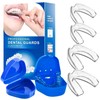 Hhaoysogd Knirscherschiene für Nacht, 4 Stück, Zahnschiene Mundschutz Set, 2