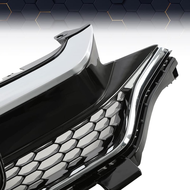 PIT66 Front Upper Bumper Grille Compatible with 2018 2019 2020