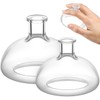 DOITOOL 2PCS Chest Percussion Cup Mucus Removal Device Flutter Valve
