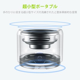 EWA A106 Small Speaker Mini Speaker [Ultra Small/Loud] Button Pull Mini Wireless Bluetooth Speaker with Compact / Enhanced Bass / Storage Box Included with Manufacturer / Multilingual Instruction