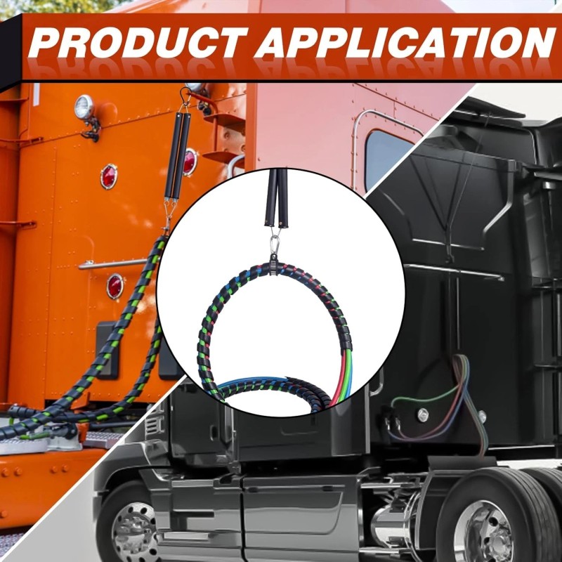Cheemuii 16" Double Tender Spring Kit with Trailer Hose Holder
