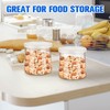 32 Pcs Oui Yogurt Jars Lids, Plastic Yogurt Container Jar