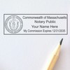 Massachusetts State Seal Notary Stamp, MA Notary Stamp, State Board