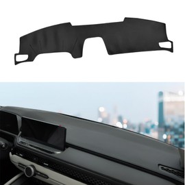 REPOYUL Fit for Honda Accord 2023 2024 2025 Dashboard Black Center Console Cover Dashboard Pad Protector Sunshade Upgraded Edge Microfiber Leather Pad (Without HUD, Black line)