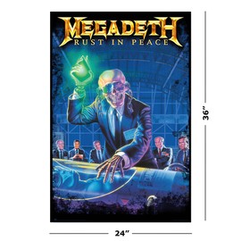 Megadeth - Music Poster (Album Cover: Rust In Peace) (Size: 24" x 36")