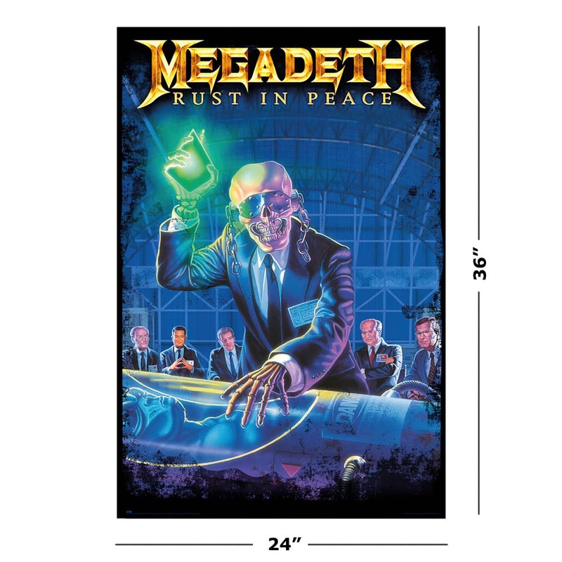 Megadeth - Music Poster (Album Cover: Rust In Peace) (Size: