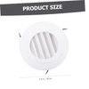 Gatuida Round Air Vent Cover Soffit Air Exhaust Vent Grille