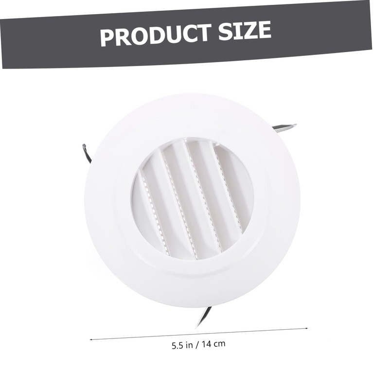 Gatuida Round Air Vent Cover Soffit Air Exhaust Vent Grille