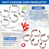 5PCS Exhaust Pipe Tacking Band For Tig Welding Fabrication 2"