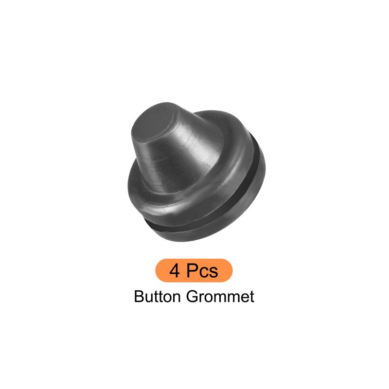 Rebower Rubber Grommet Wire Protectors for Home Office Industrial 14mm