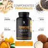 Cúrcuma + Jengibre con Aceite de Coco, 180 Cápsulas, B