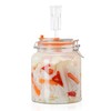 YARWELL 0.6 Gallon Glass Fermentation Jar with Airlock, Small Batch