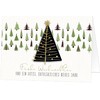 Set of 50 Christmas Cards Folding Cards with Envelope Format