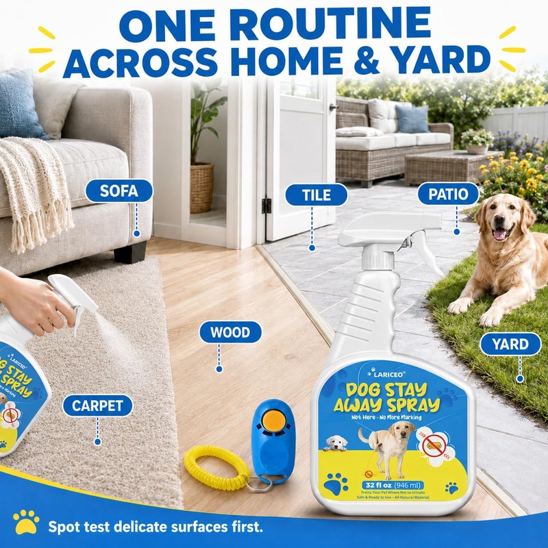 LARICEO Dog Marking Guidance Spray for Household Training, 32 Fl