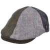 GFM® Hats Wool Blended Flat Cap Hat (Multi Patch (XS503),