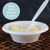 Plasticpro Disposable White Plastic Tea Spoons Heavyweight Utensils Pack of