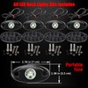 4 Pods LED Rock Lights, Ampper Waterproof LED Neon Underglow