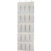 Generic Asatte 20 Large Pocket Over-the-Door Hanging Shoe Organizer, Grayish