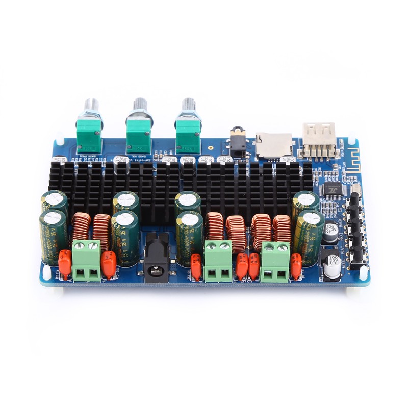Digital 2.1 Channel Amplifier Board Bluetooth USB TF Input 50W+50W