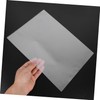 TEHAUX 100pcs Clear Plastic Laminating Sheets Protection Film High Transparency