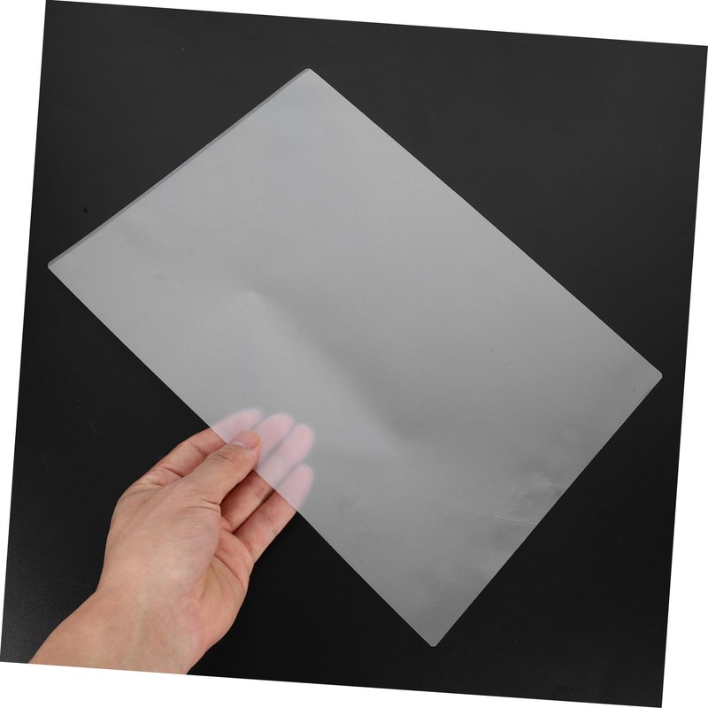 TEHAUX 100pcs Clear Plastic Laminating Sheets Protection Film High Transparency