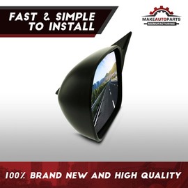 Make Auto Parts Manufacturing Driver Left Side Power Operated Door Mirror Non-Folding Paintable For Honda Civic 2Door Coupe 2001 2002 2003 2004 2005 - HO1320138