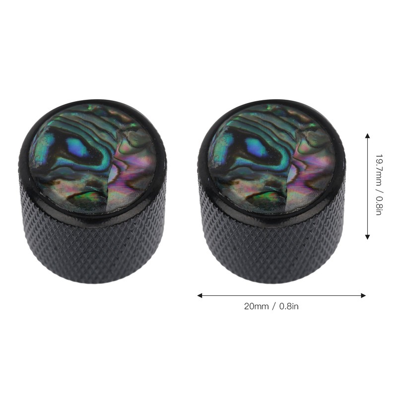 4 Pcs Electric Bass Knob Dome Metal High End Shell