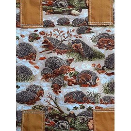 Catheter Leg Bag Holder. Cover. Hedgehogs.