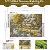 Bowetile 5D Diamond Painting Bilder Landschaft, Heimatdorf Diamond Painting Set