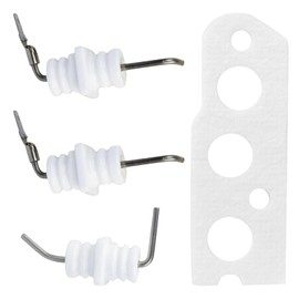 104000192-K Flame Rod Electrode Kit for Rinnai Tankless Water Heaters R75 and R94, 104000012 Flame Rod Electrode Kit Water Heater Compatible with Rinnai VB2528FFUD VB2528WD KA2530FFUD, 3 Pcs