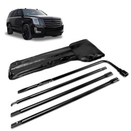 Xongjojo Spare Tire Tool Kit with Spare Tire Jack Handle and Wheel Lug Wrench Compatible with 1999-2019 Silverado Tahoe Avalanche Suburban Sierra Yukon 2002-2018 Escalade Spare Tire Removal Tool Kit