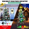 Aukora Solar Christmas Tree Lights Outside Decorations 31 in,8 Modes