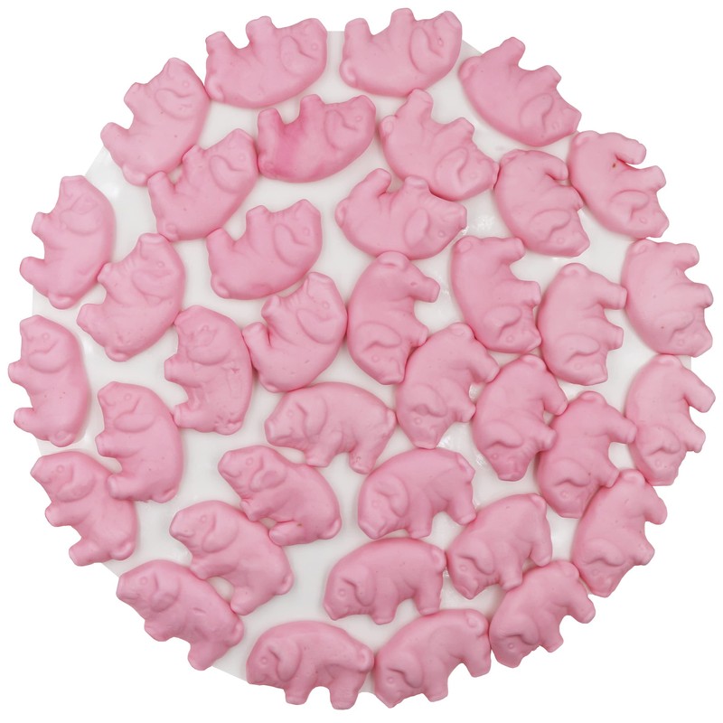 FirstChoiceCandy Pink Piglets, Pigs Gummy Candy (Raspberry Giant Pigs, 2